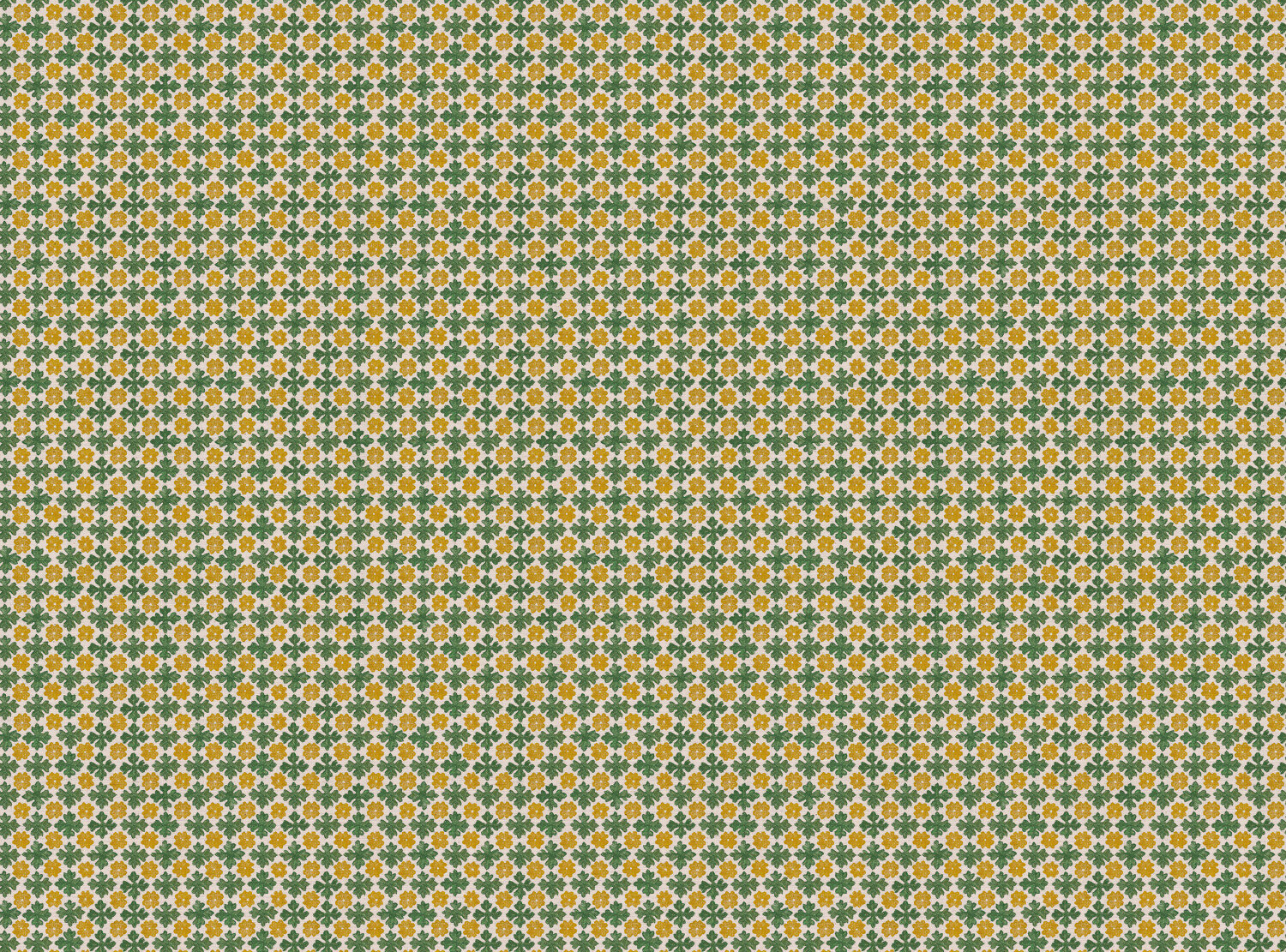 CW: Yellow and dark green | BASE: Natural Luxury Linen
