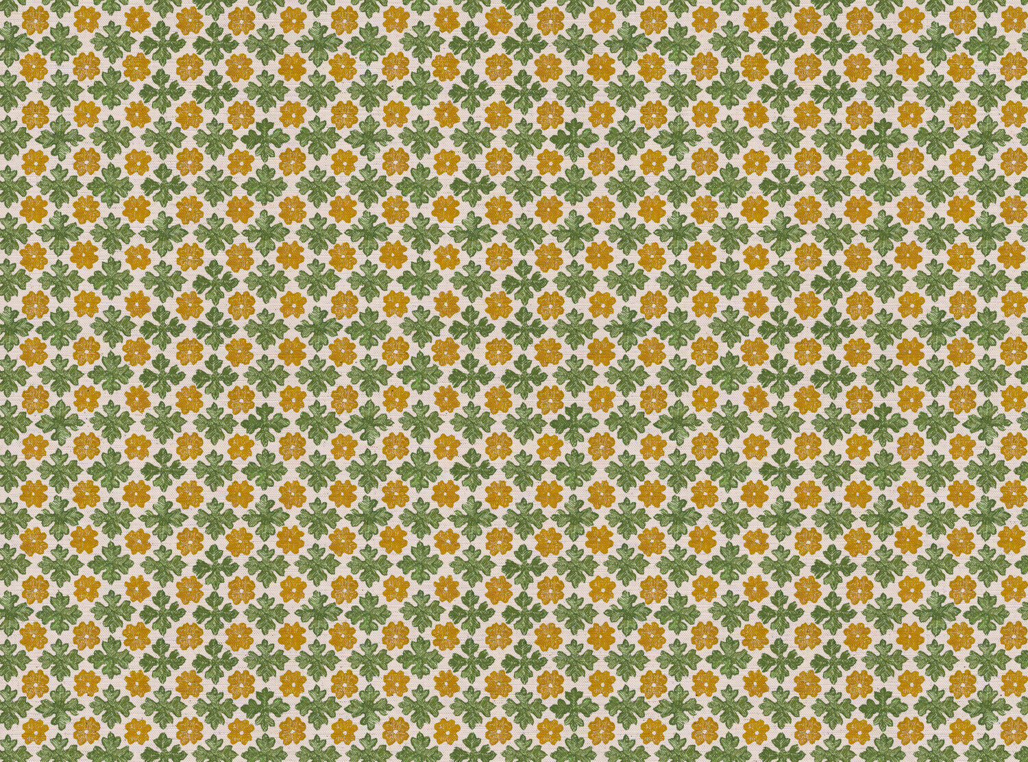 CW: Yellow and moss green | BASE: Natural Luxury Linen