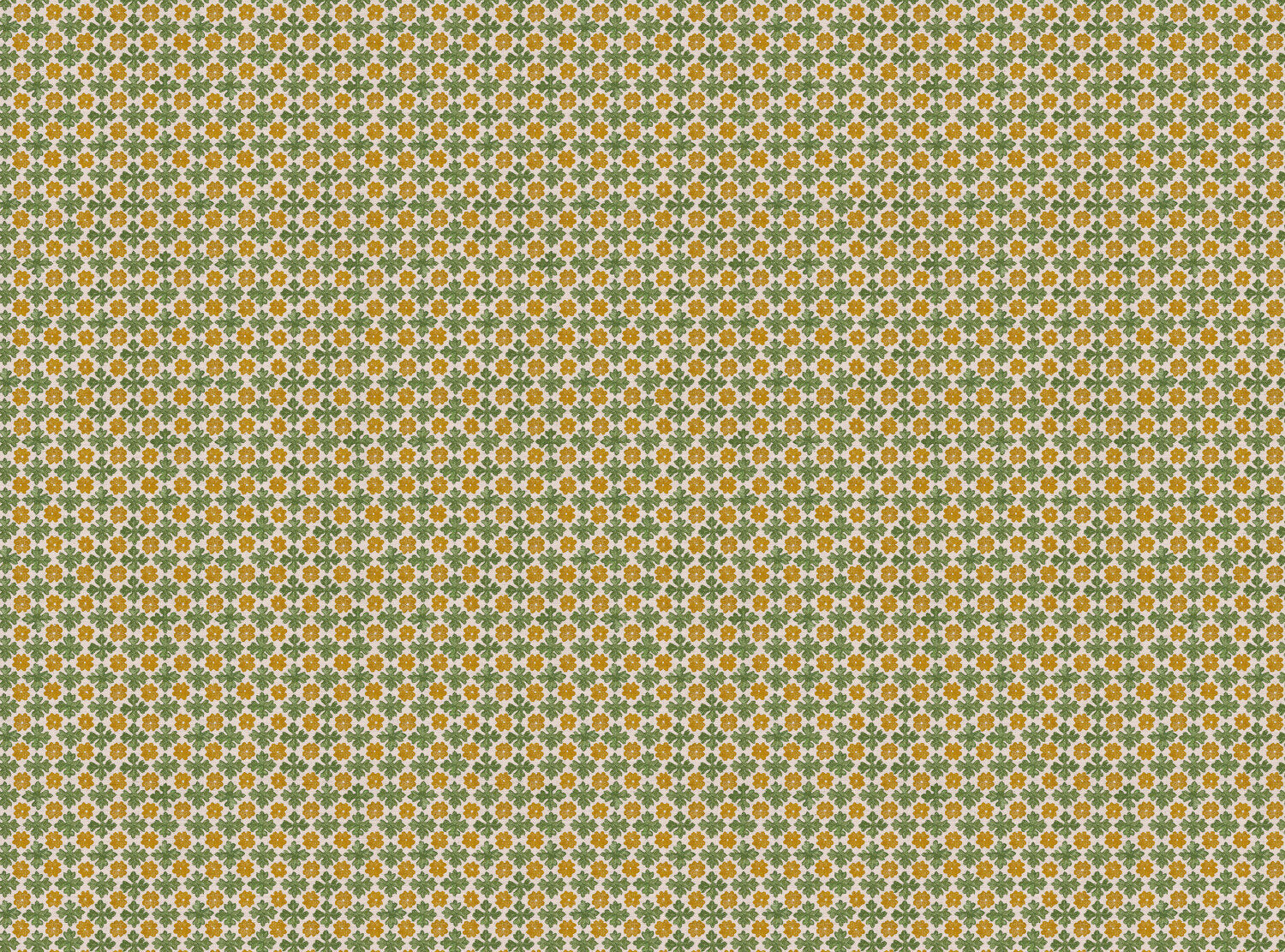 CW: Yellow and moss green | BASE: Natural Luxury Linen