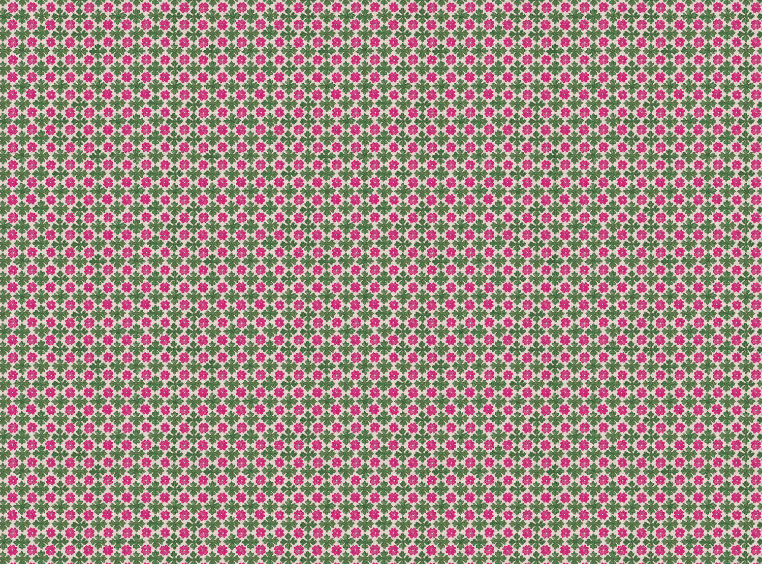 CW: Bright pink and dark green | BASE: Natural Luxury Linen