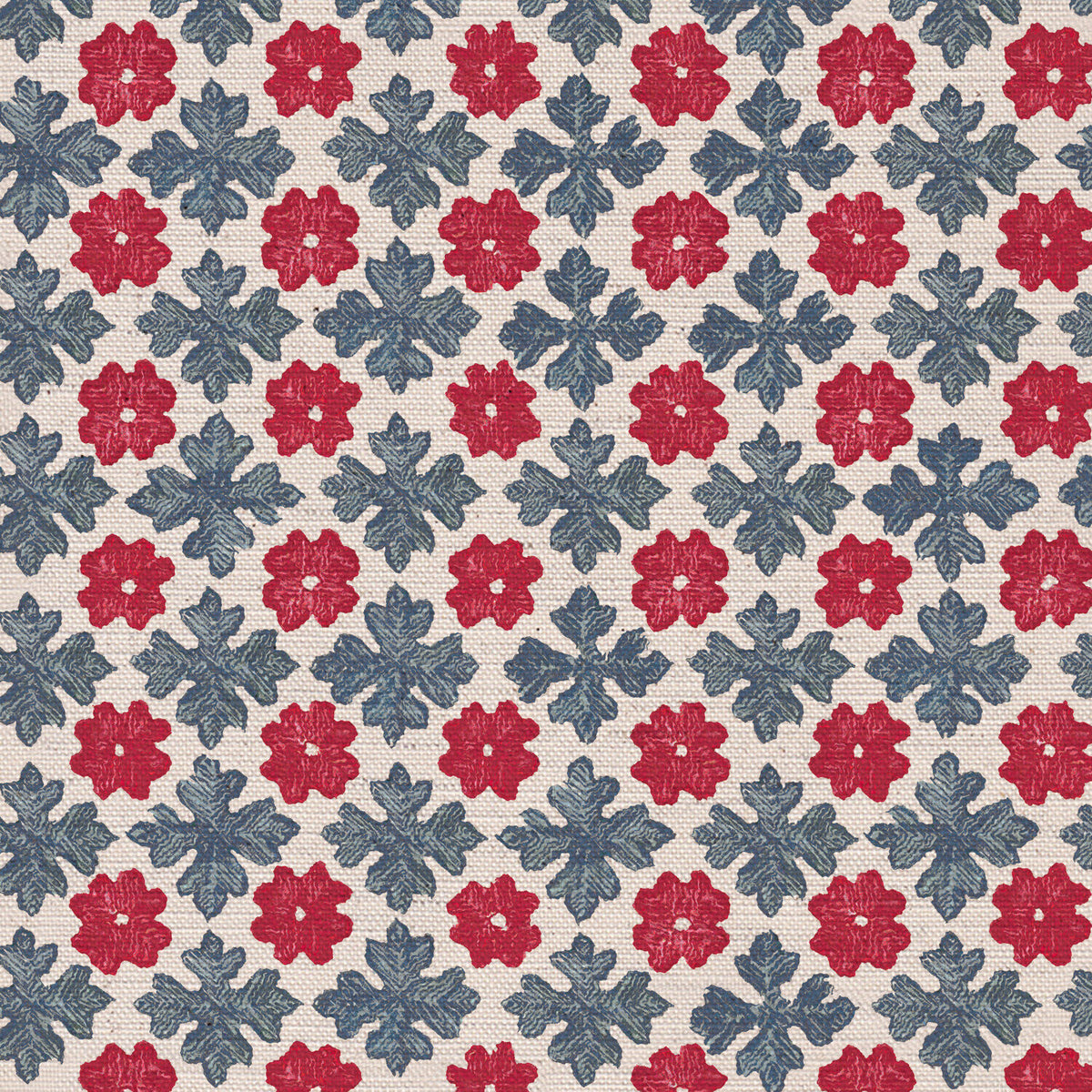 CW: Crimson red and grey blue | BASE: Natural Luxury Linen | HERO