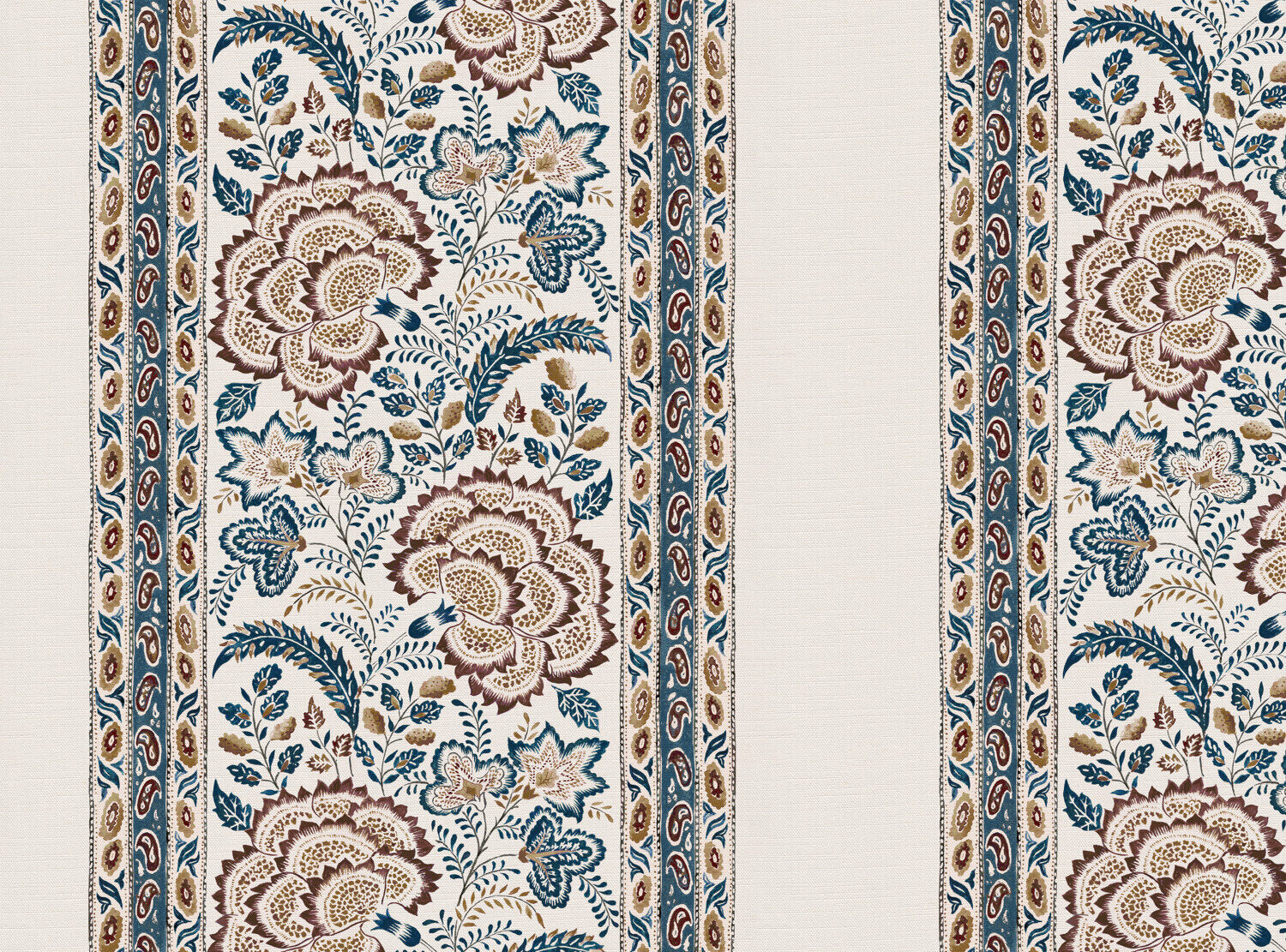 CW: Azure blue and chocolate | BASE: Luxury Linen
