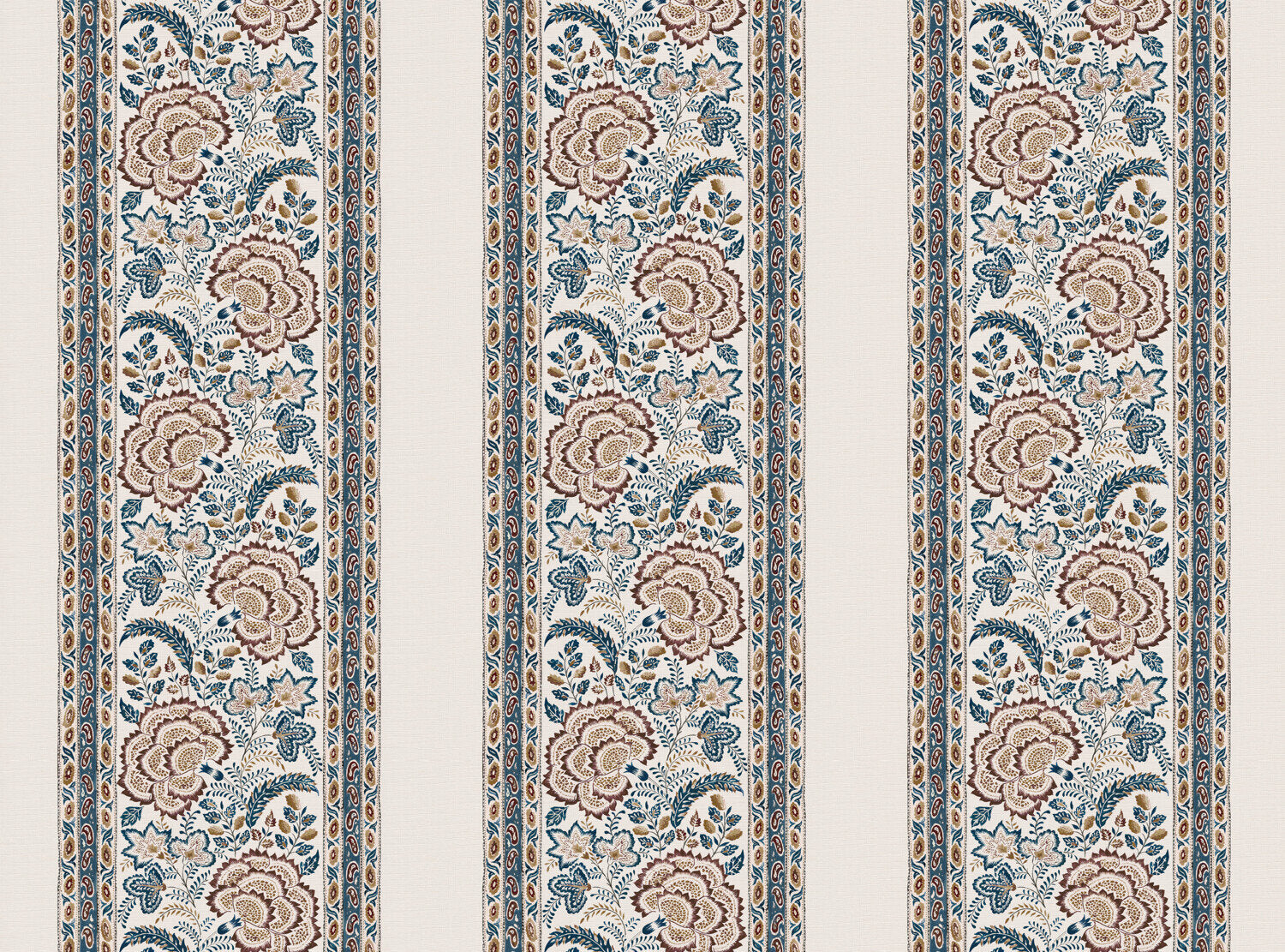 CW: Azure blue and chocolate | BASE: Luxury Linen