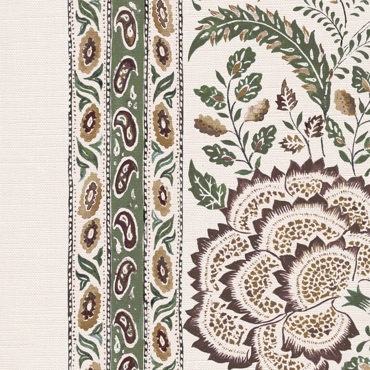 CW: Green gold and brown | BASE: Luxury Linen | HERO