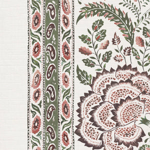 Green pink and brown