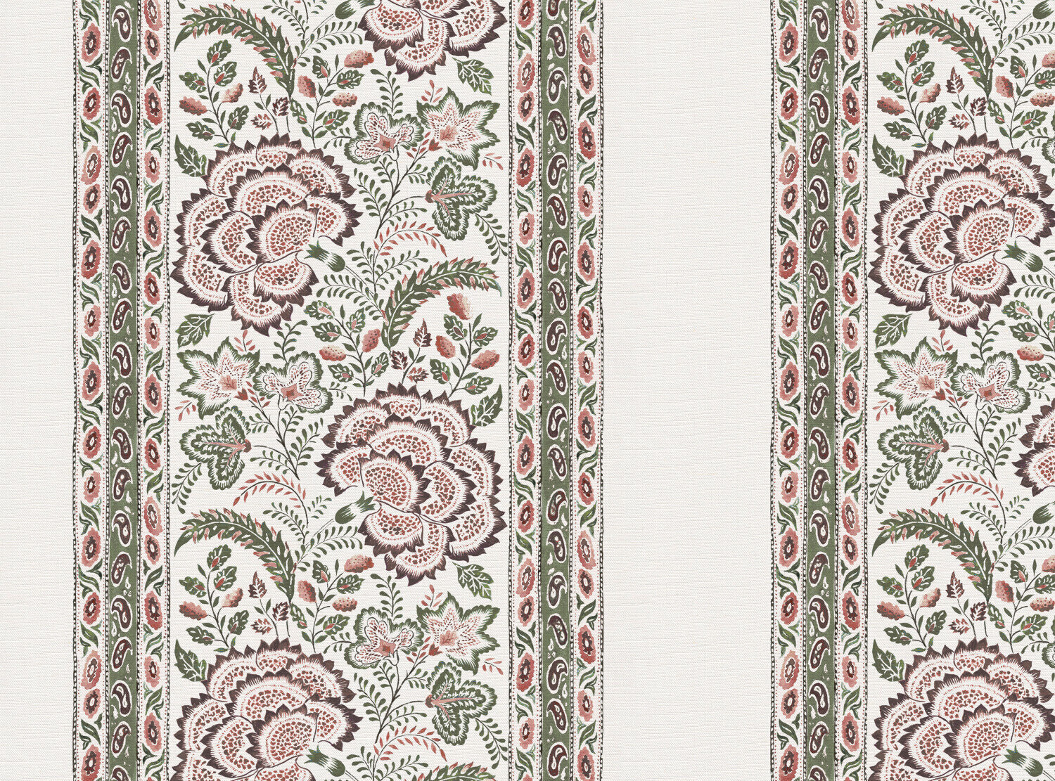 CW: Green pink and brown | BASE: Luxury Linen