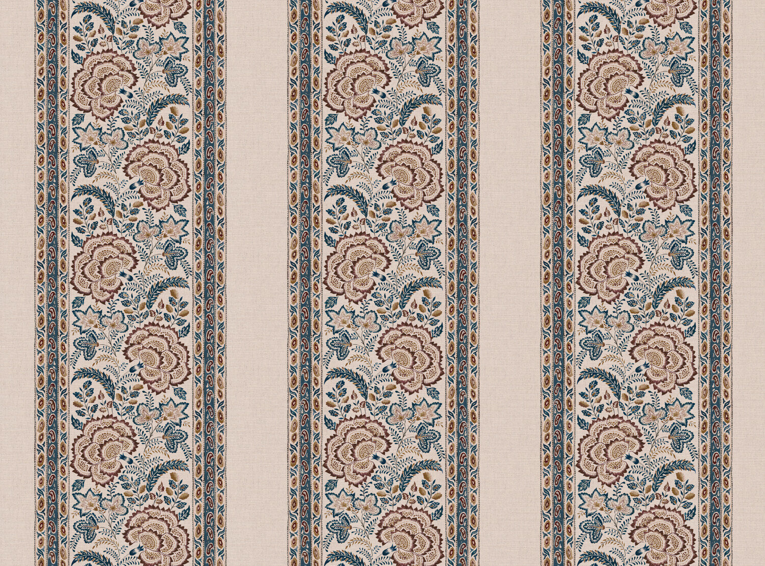 CW: Azure blue and chocolate | BASE: Mercia Linen