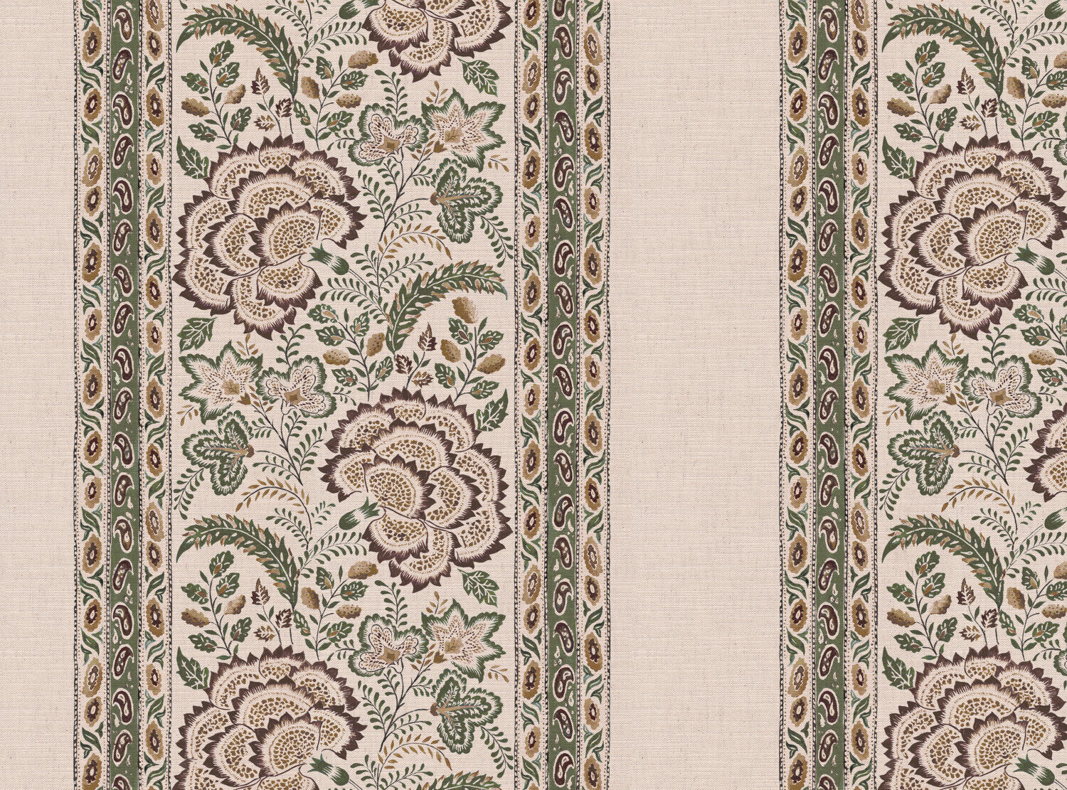 CW: Green gold and brown | BASE: Mercia Linen