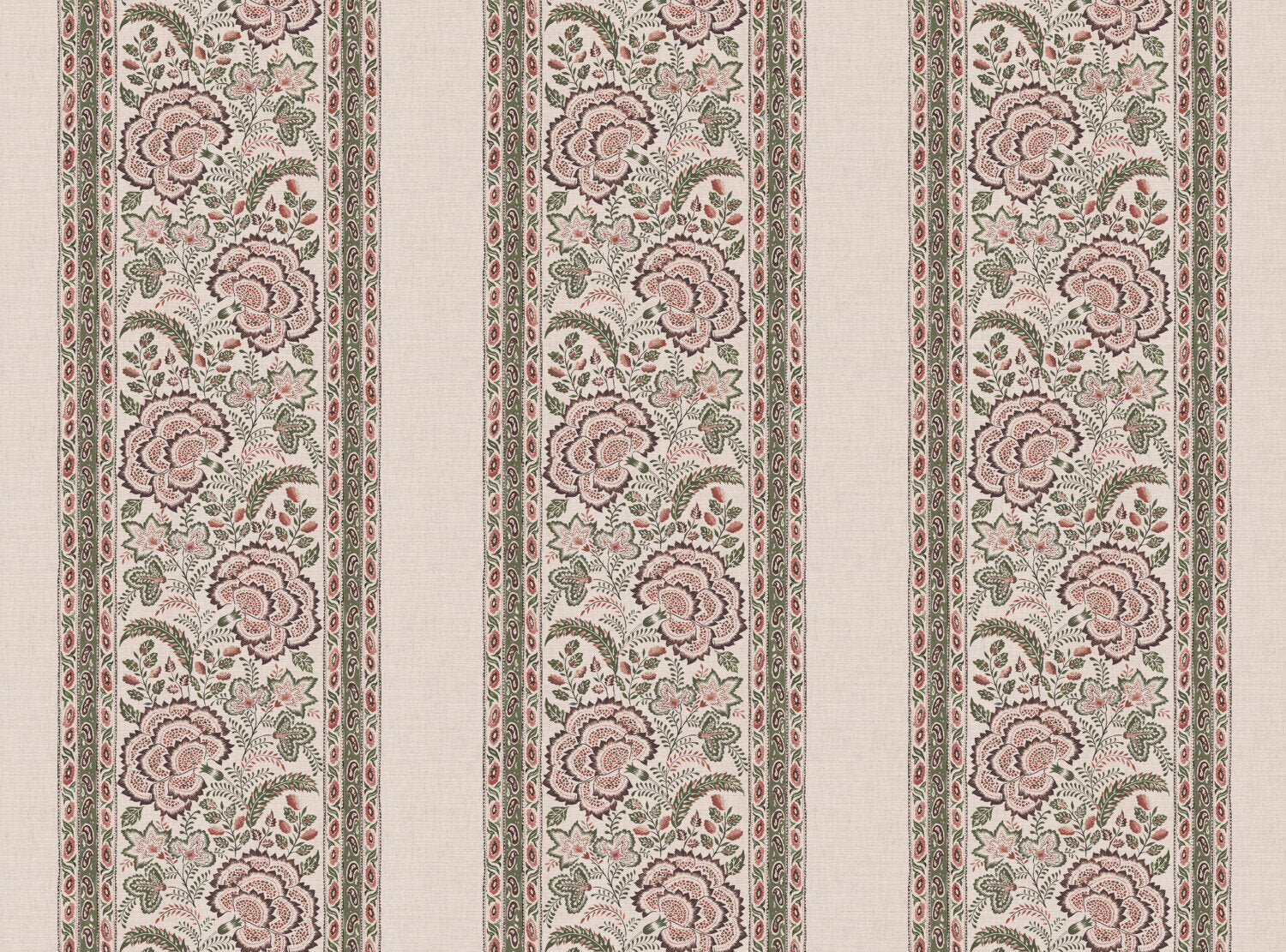 CW: Green pink and brown | BASE: Mercia Linen
