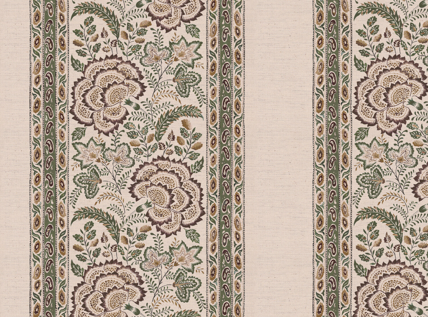 CW: Green gold and brown | BASE: Natural Luxury Linen