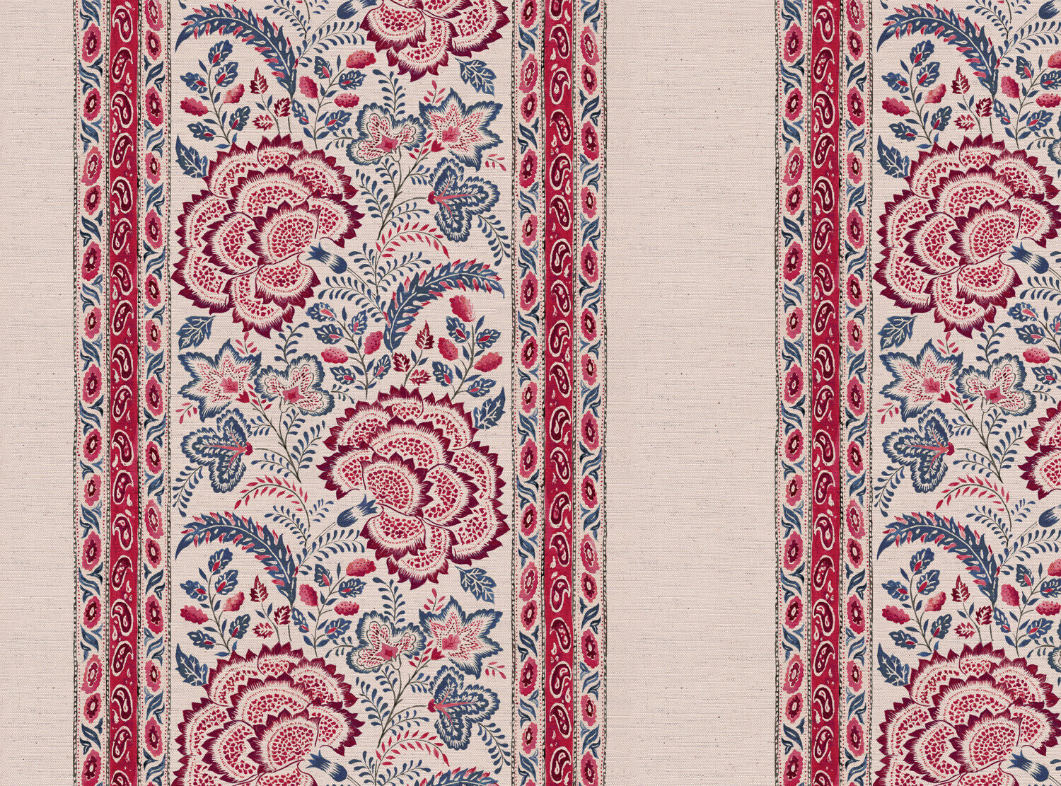 CW: Red and blue | BASE: Natural Luxury Linen