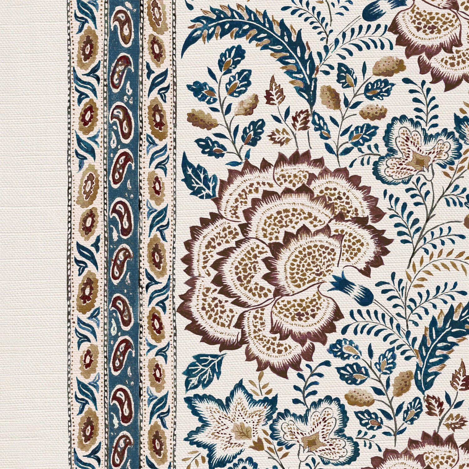 CW: Azure blue and chocolate | BASE: Luxury Linen | HERO