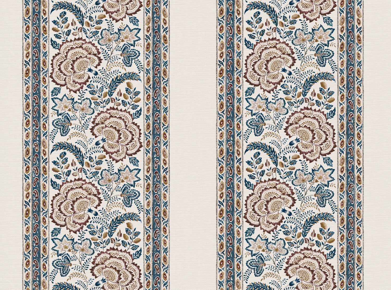 CW: Azure blue and chocolate | BASE: Luxury Linen