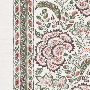 Green pink and brown
