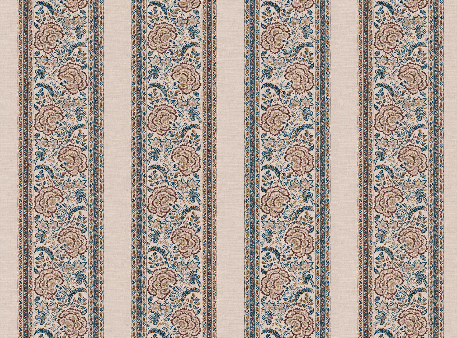 CW: Azure blue and chocolate | BASE: Mercia Linen