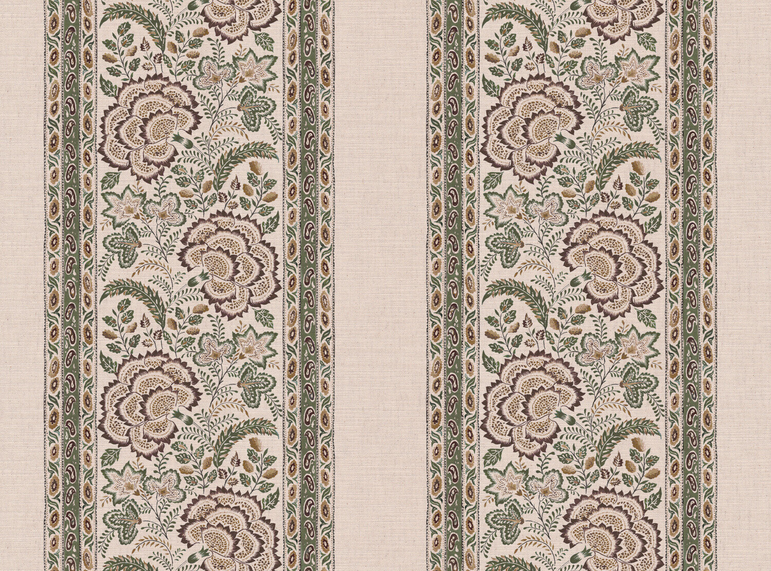 CW: Green gold and brown | BASE: Mercia Linen