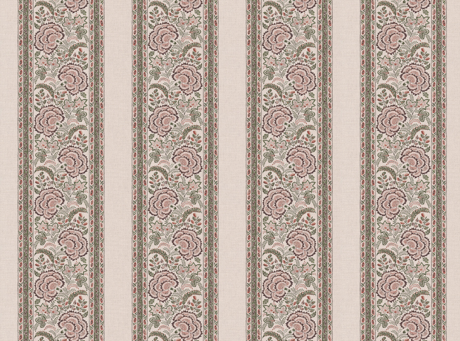 CW: Green pink and brown | BASE: Mercia Linen