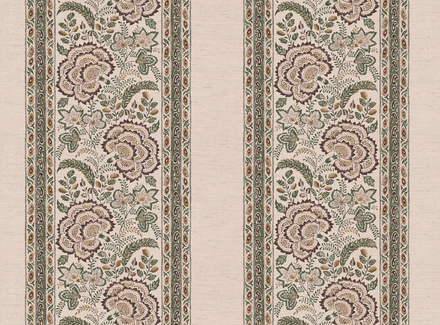 CW: Green gold and brown | BASE: Natural Luxury Linen