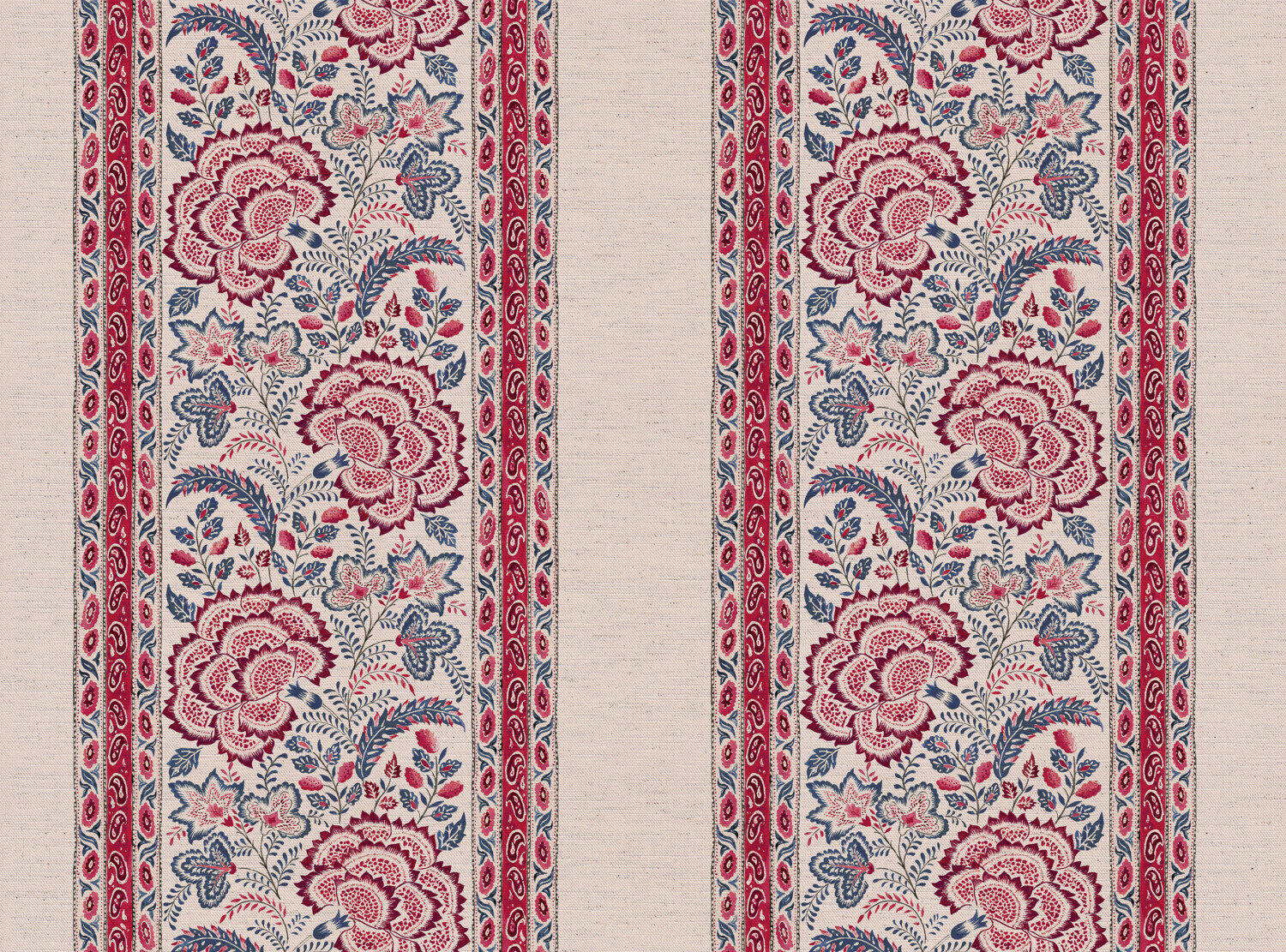 CW: Red and blue | BASE: Natural Luxury Linen