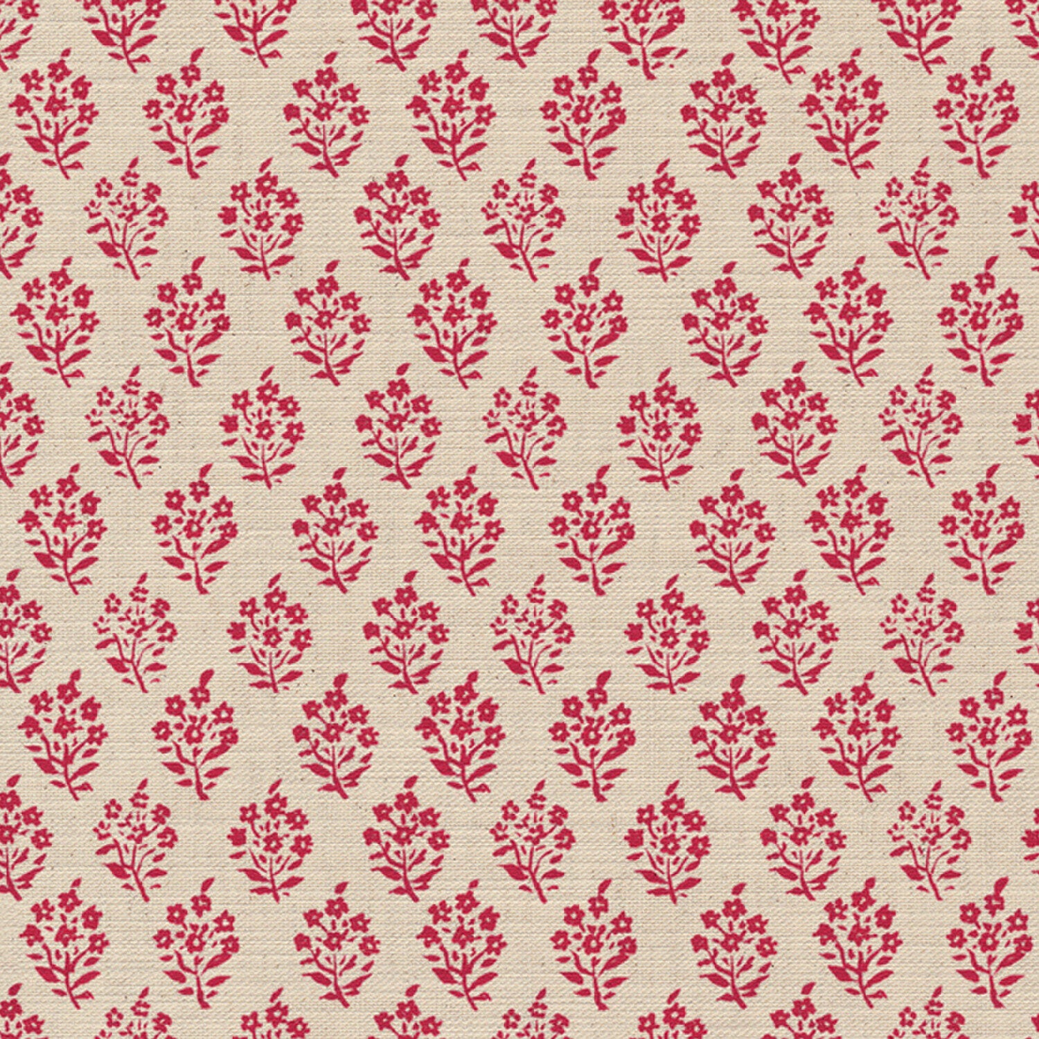 CW: Warm red motif | BASE: Mercia Linen | HERO