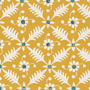 Golden yellow and blue