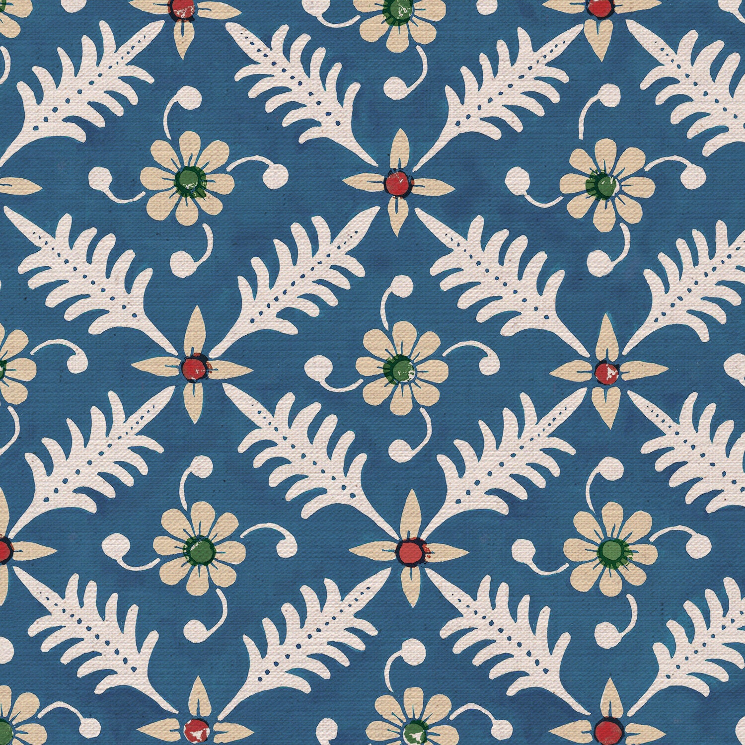 CW: Blue red and green | BASE: Mercia Linen | HERO
