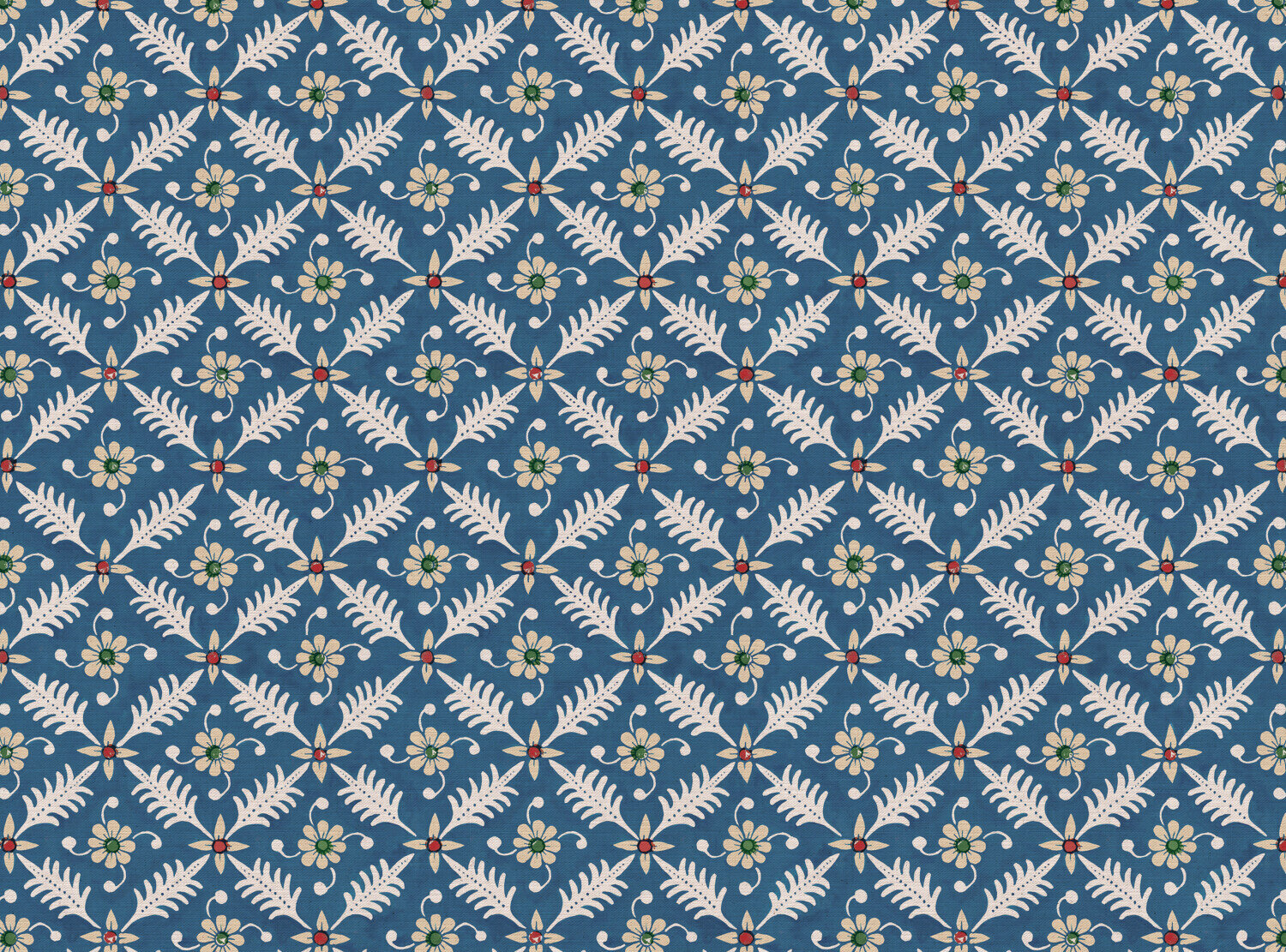 CW: Blue red and green | BASE: Mercia Linen
