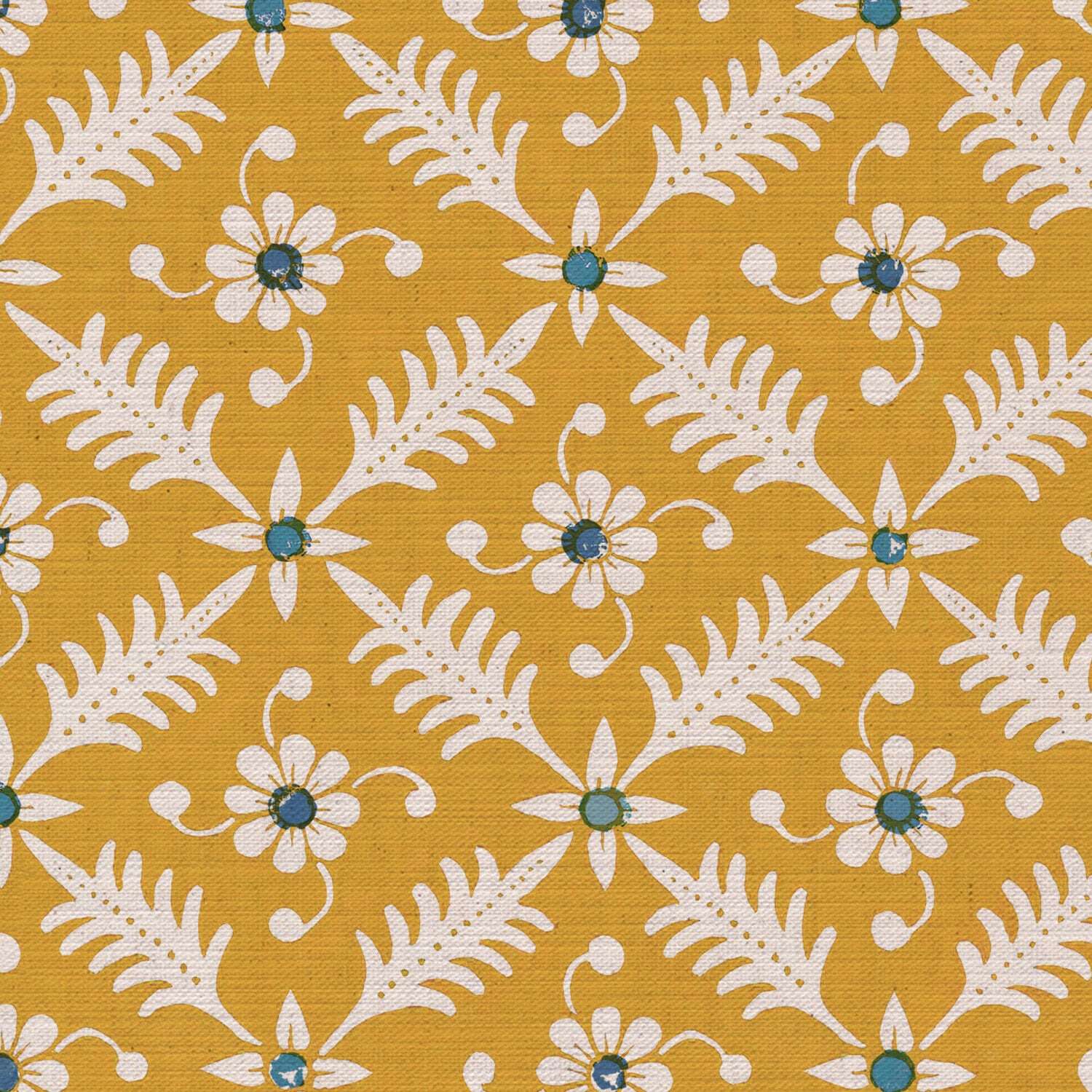CW: Golden yellow and blue | BASE: Mercia Linen | HERO