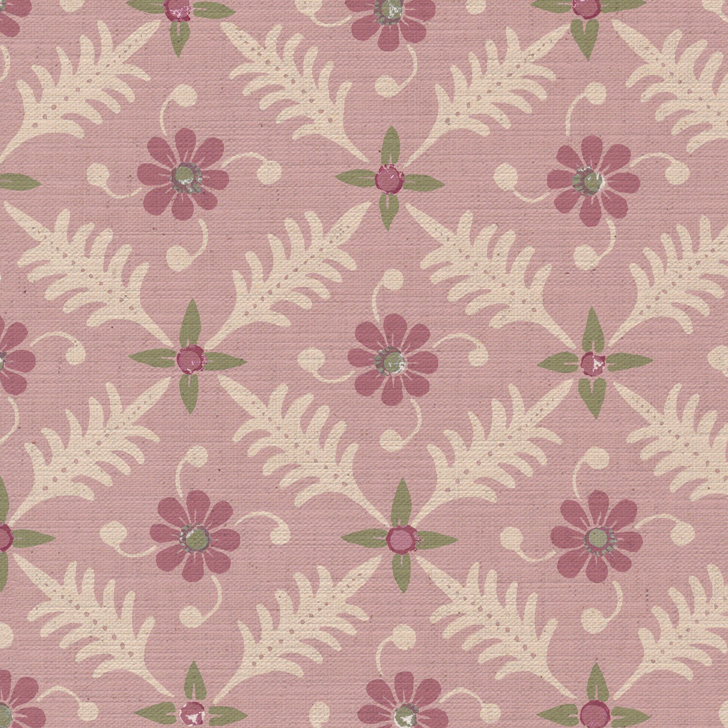 CW: Pinks and green | BASE: Mercia Linen | HERO
