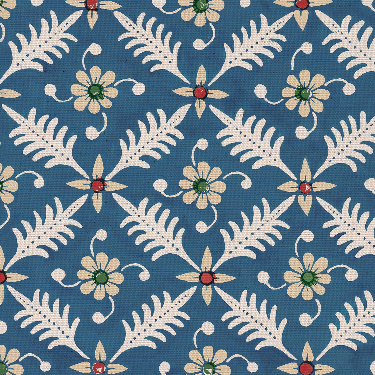 CW: Blue red and green | BASE: Natural Luxury Linen | HERO