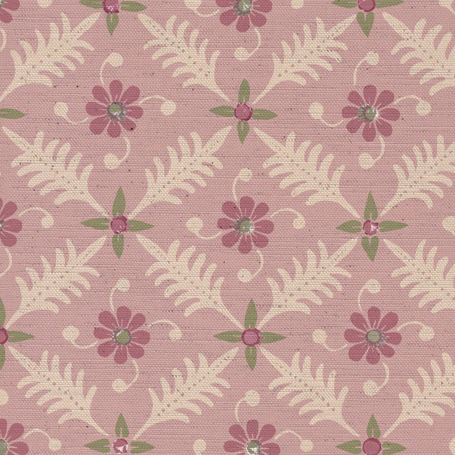 CW: Pinks and green | BASE: Natural Luxury Linen | HERO