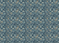 Blue and brown