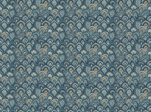 Blue and brown