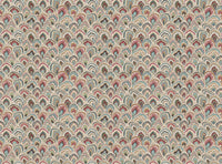 Cream red green and blue