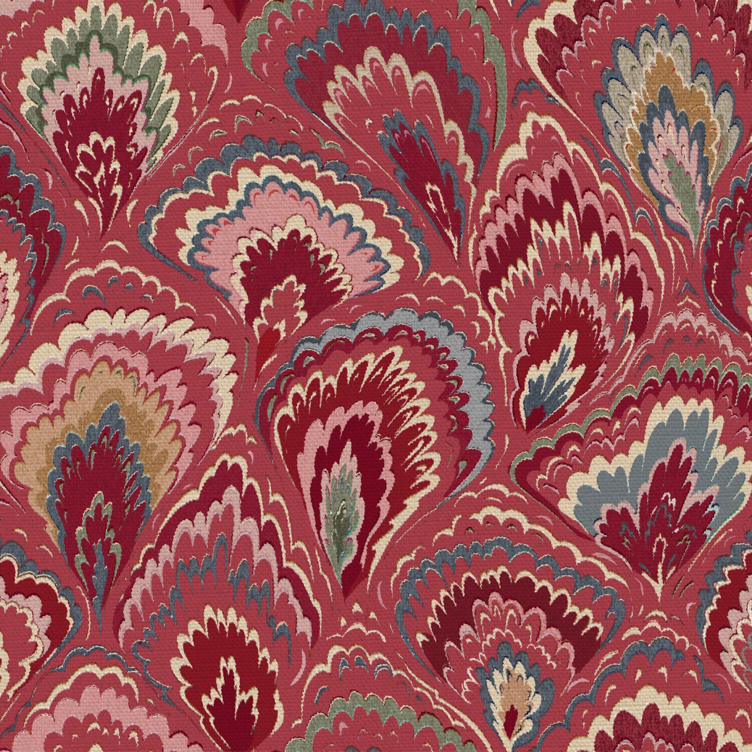 CW: Red pink green and blue | BASE: Luxury Linen | HERO