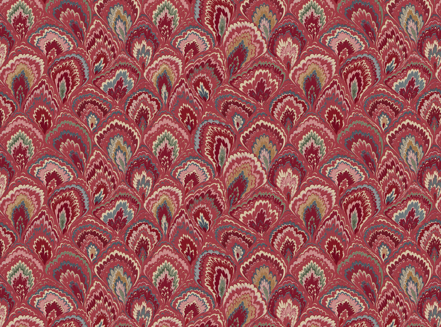 CW: Red pink green and blue | BASE: Luxury Linen