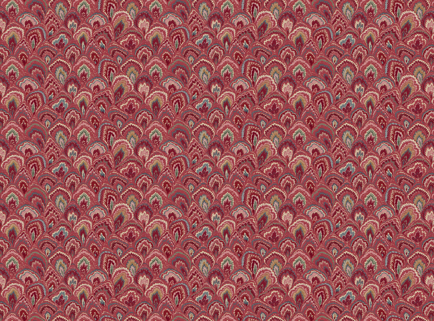 CW: Red pink green and blue | BASE: Luxury Linen