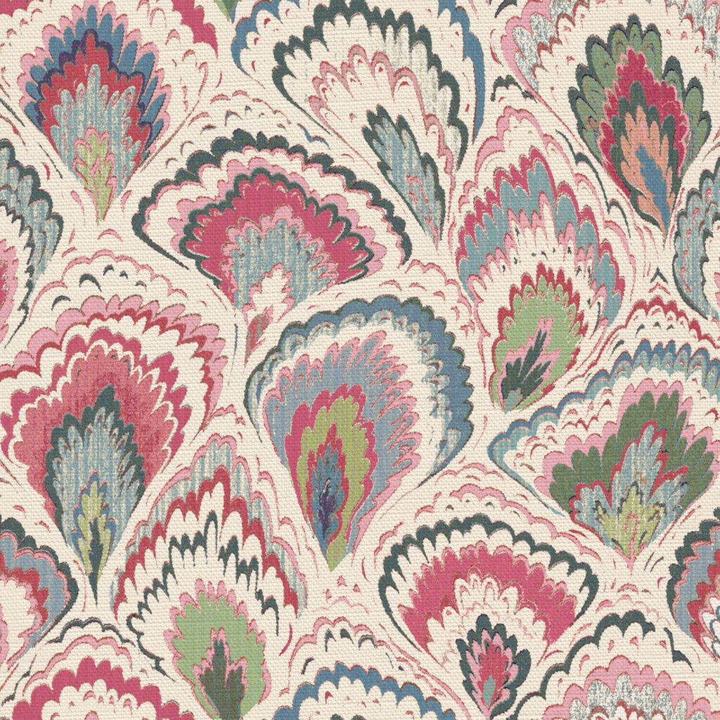 CW: Cream pink green and blue | BASE: Luxury Linen | HERO