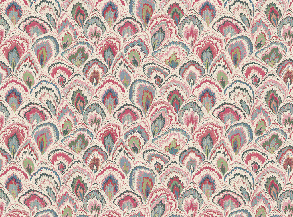 CW: Cream pink green and blue | BASE: Luxury Linen