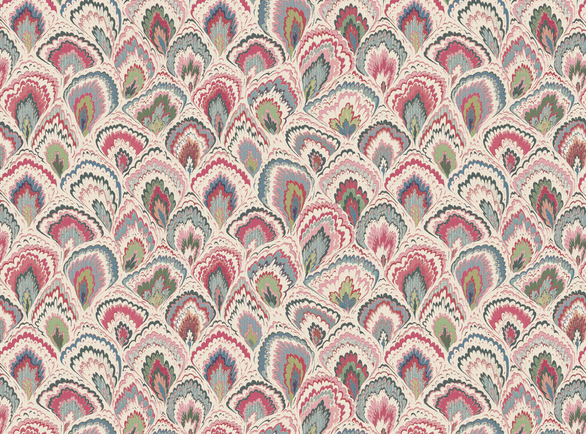 CW: Cream pink green and blue | BASE: Luxury Linen