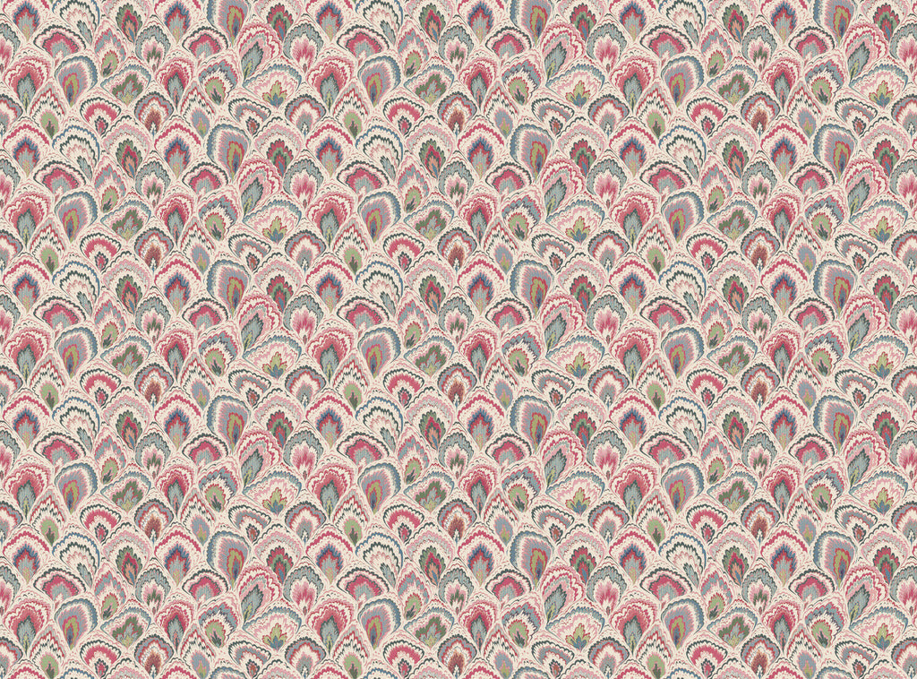 CW: Cream pink green and blue | BASE: Luxury Linen
