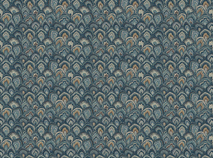 Blue and brown