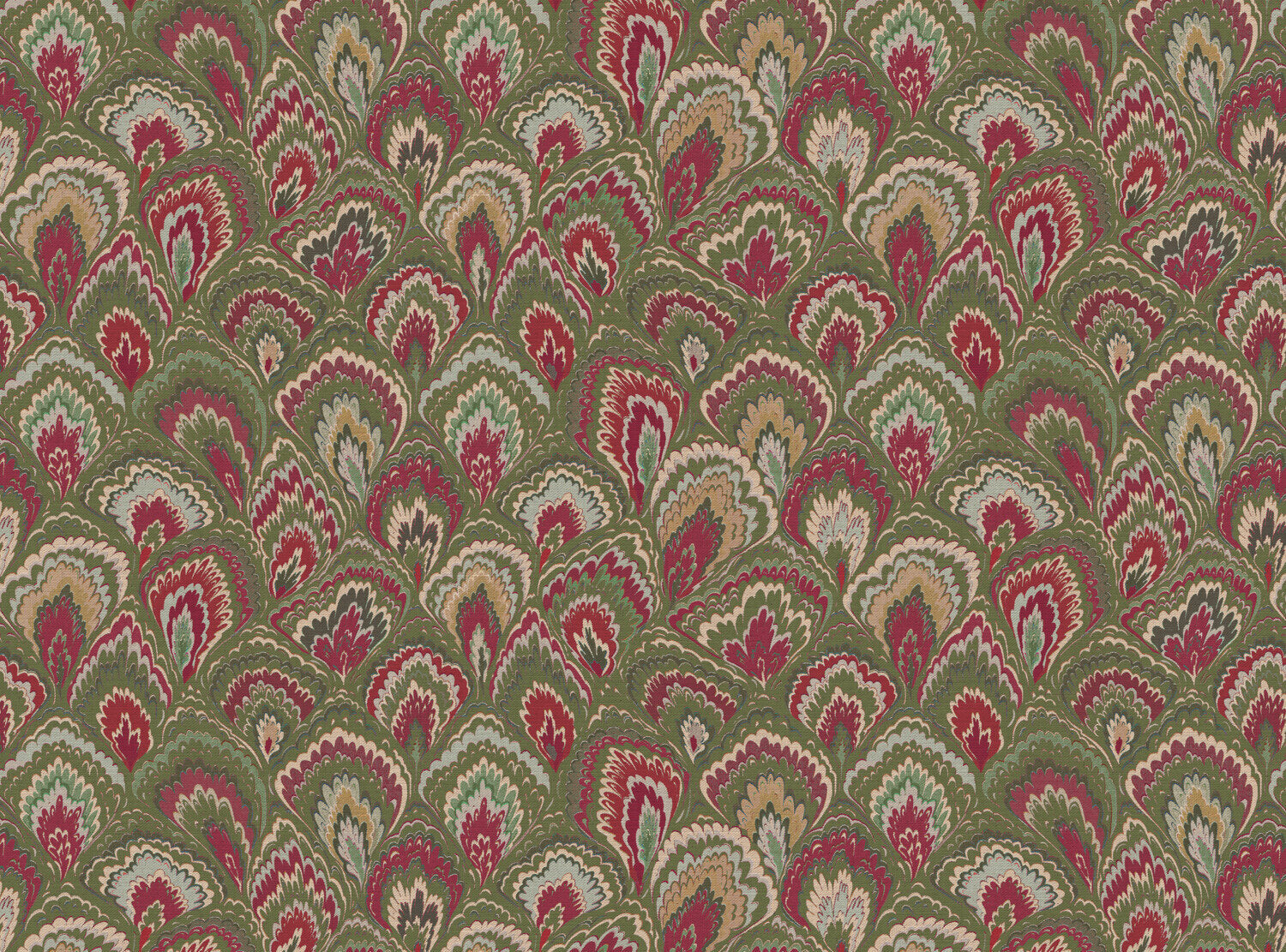 CW: Green red and blue | BASE: Mercia Linen