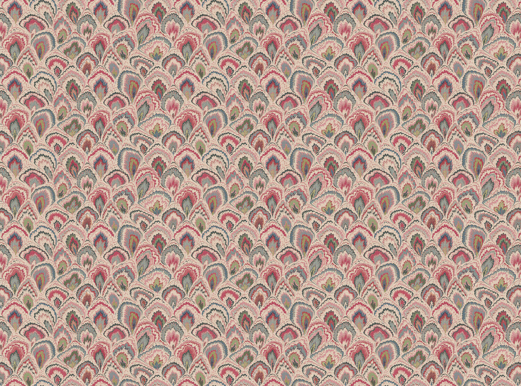 CW: Cream pink green and blue | BASE: Mercia Linen