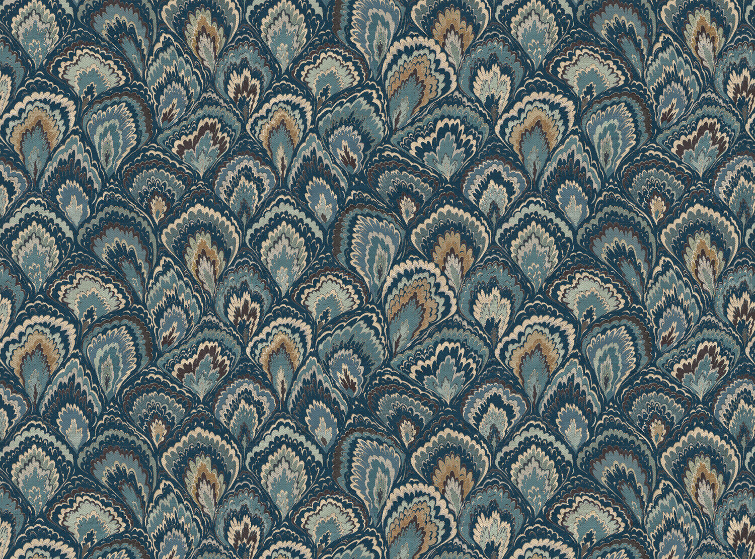 CW: Blue and brown | BASE: Natural Luxury Linen