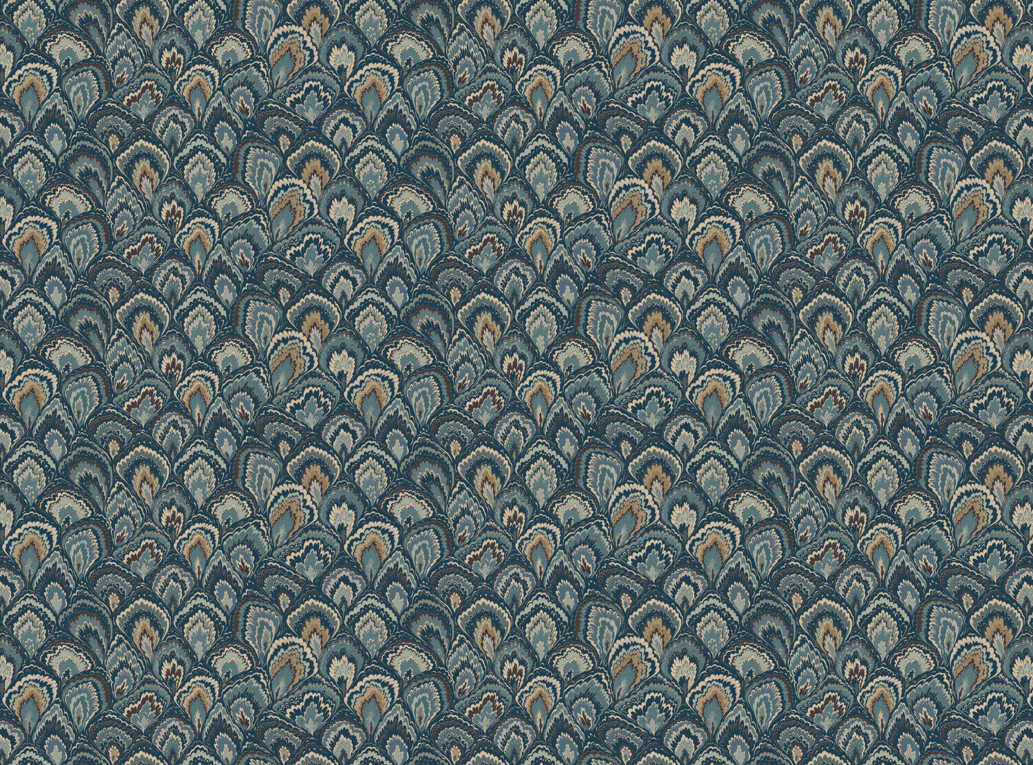 CW: Blue and brown | BASE: Natural Luxury Linen