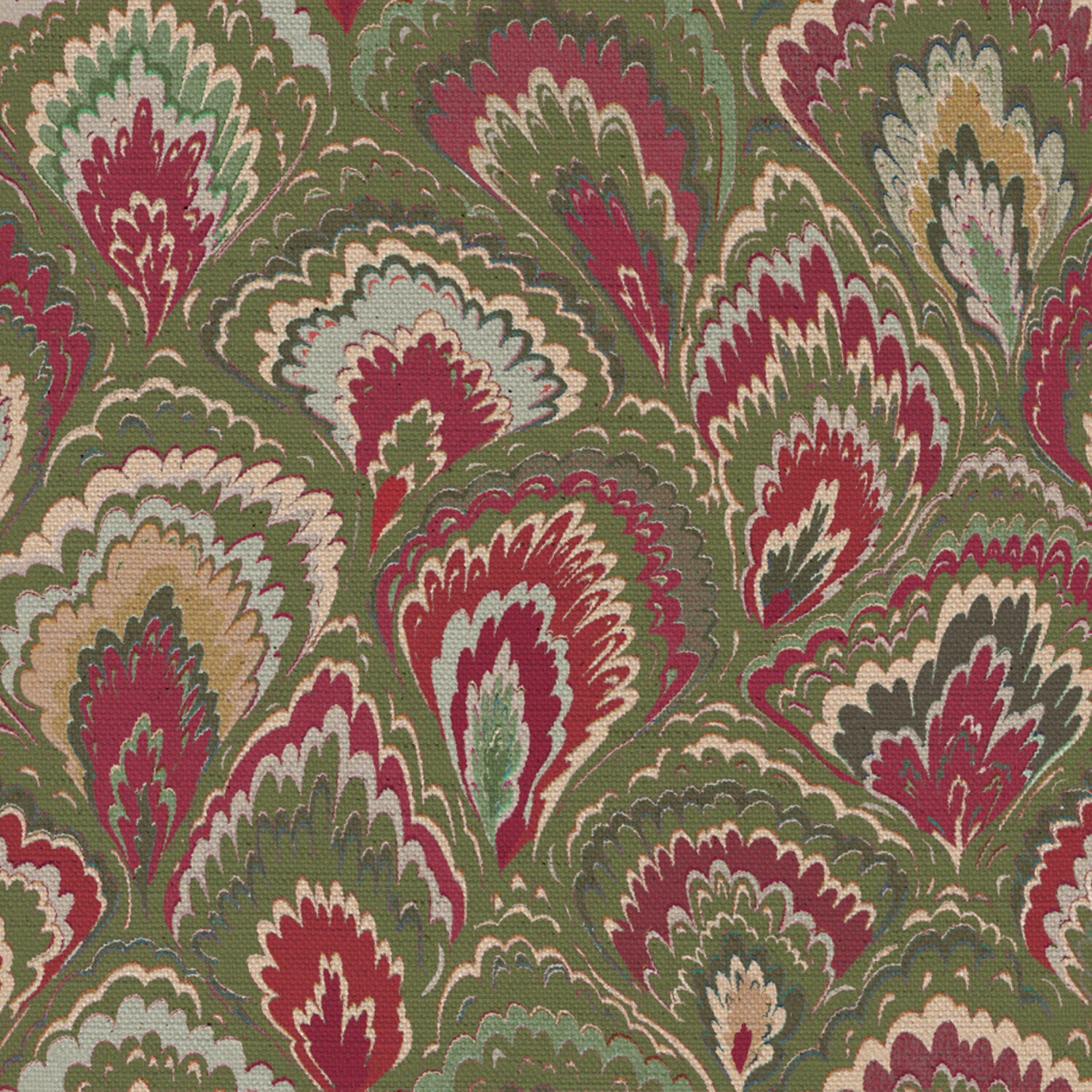 CW: Green red and blue | BASE: Natural Luxury Linen | HERO