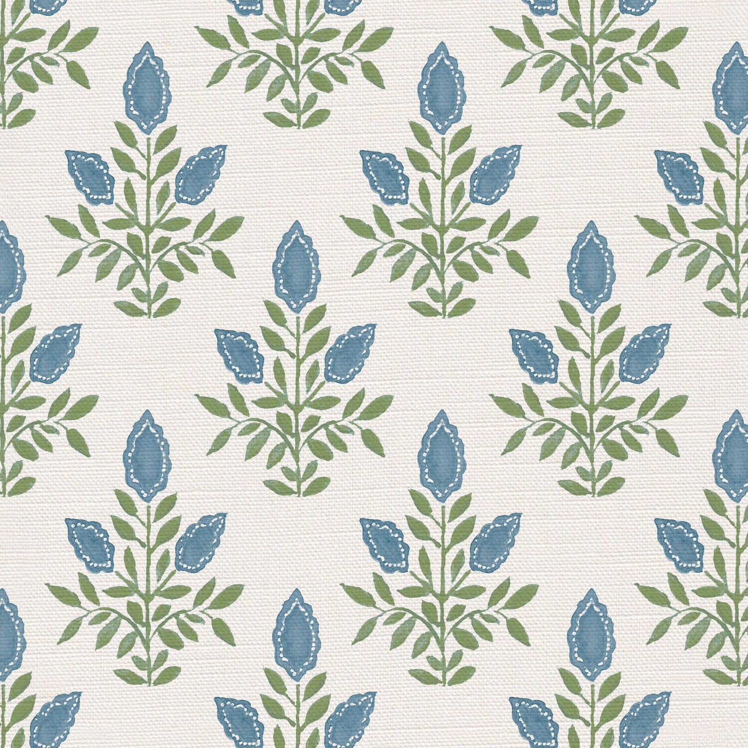 CW: Blue and moss green | BASE: Luxury Linen | HERO