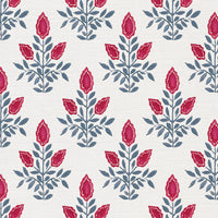 Pinky red and grey blue white ground