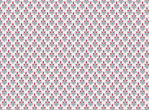 Pinky red and grey blue white ground